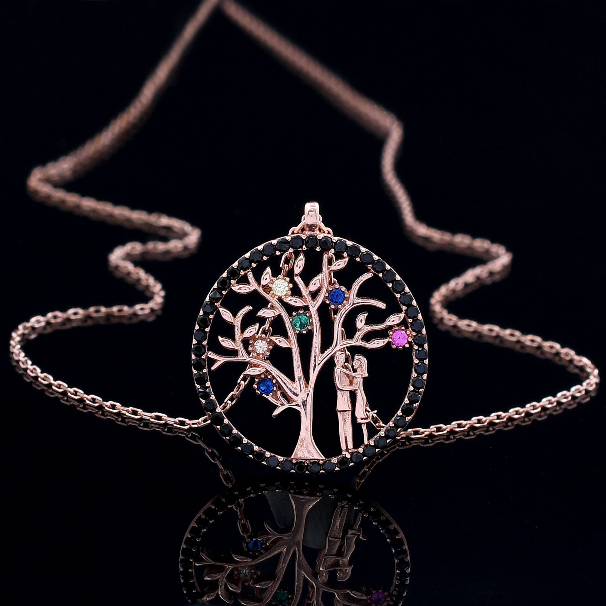 Valentine Necklace Couple Necklaces Valentine Tree Couple Design