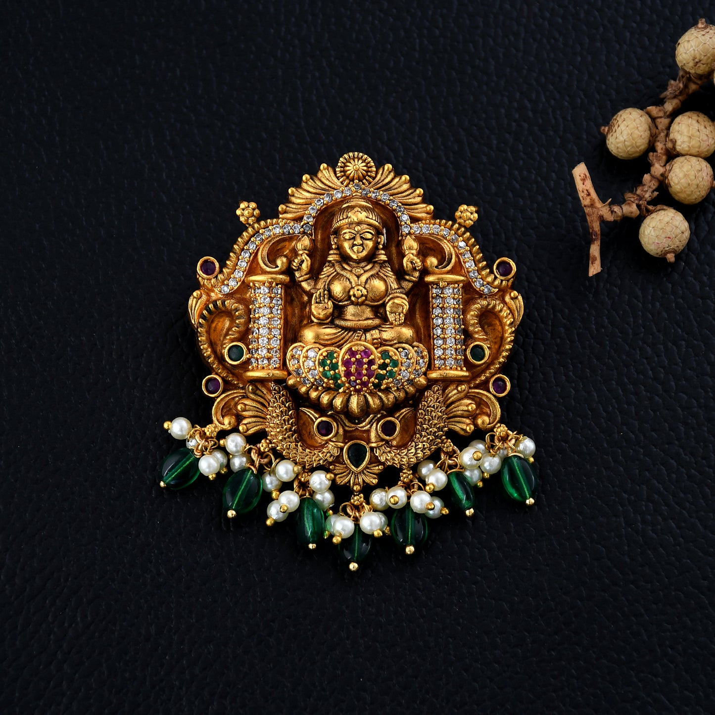 Antique Temple Hair Brooch