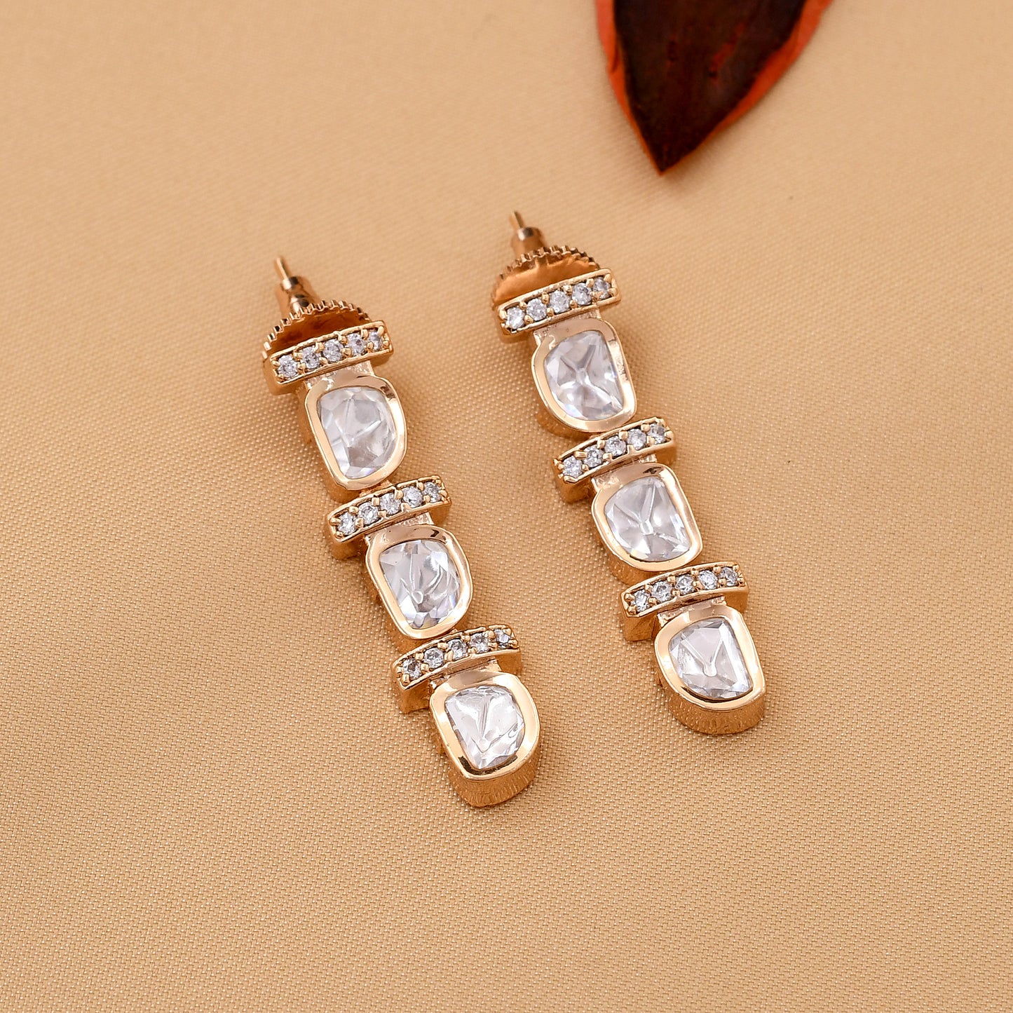 Uncut Kundan Polki Necklace Set