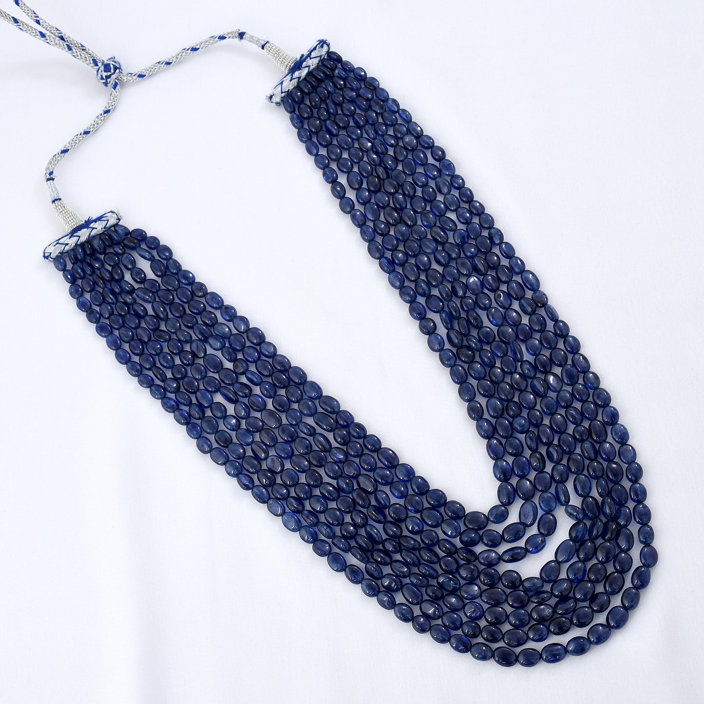 Blue Sapphire Beads Necklace