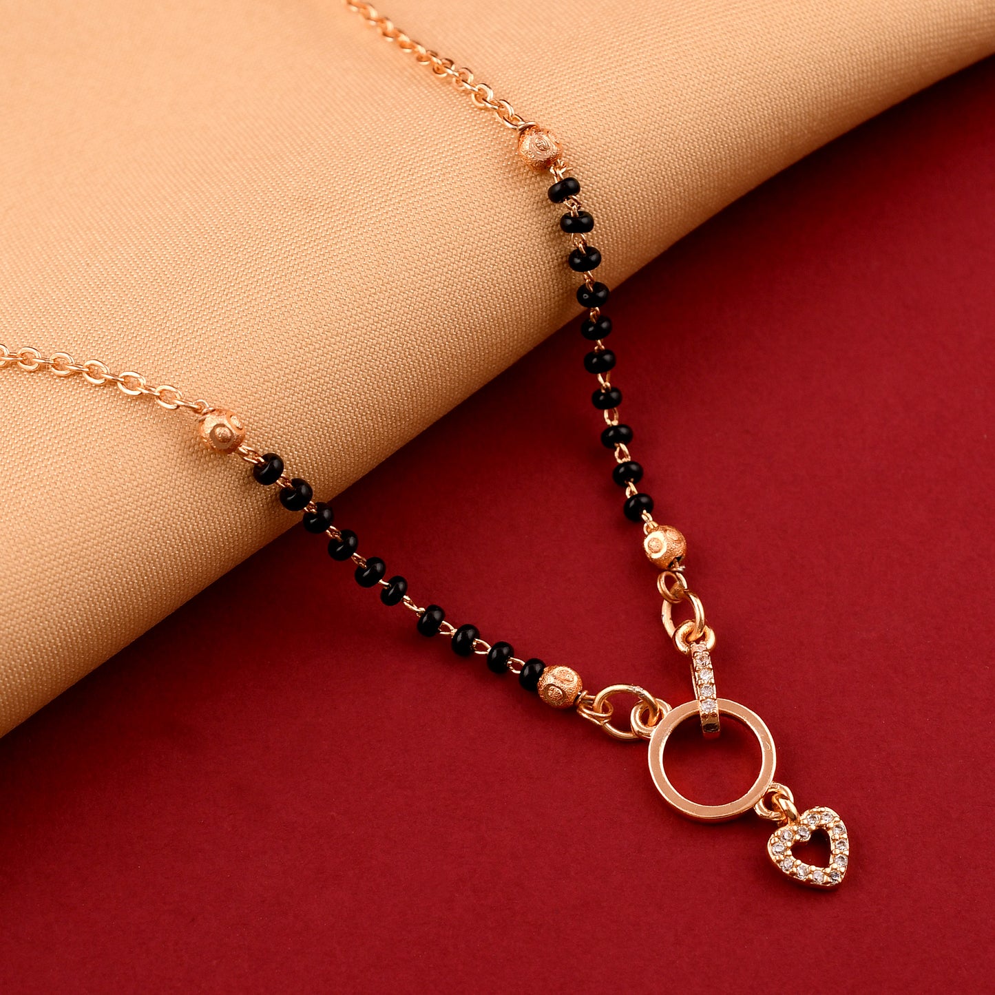 Circlet Of Affection Heart Shape Mangalsutra