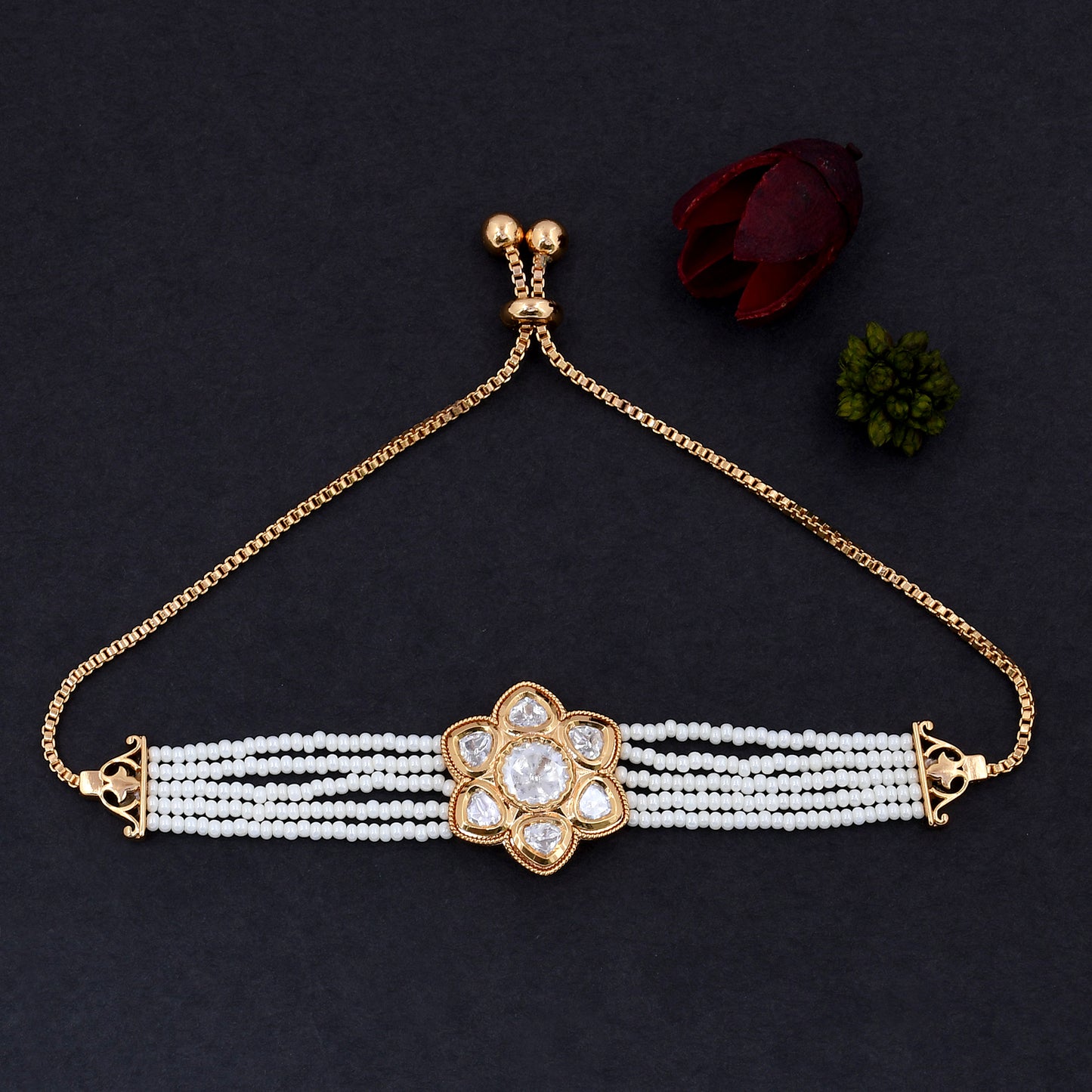 Uncut Polki Bracelet