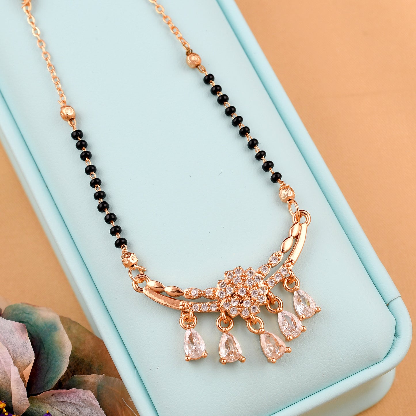 Rose Gold Plated Mangalsutra