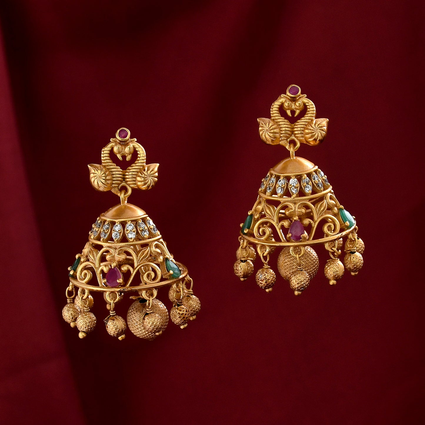Lord Krishna Temple Necklace Set