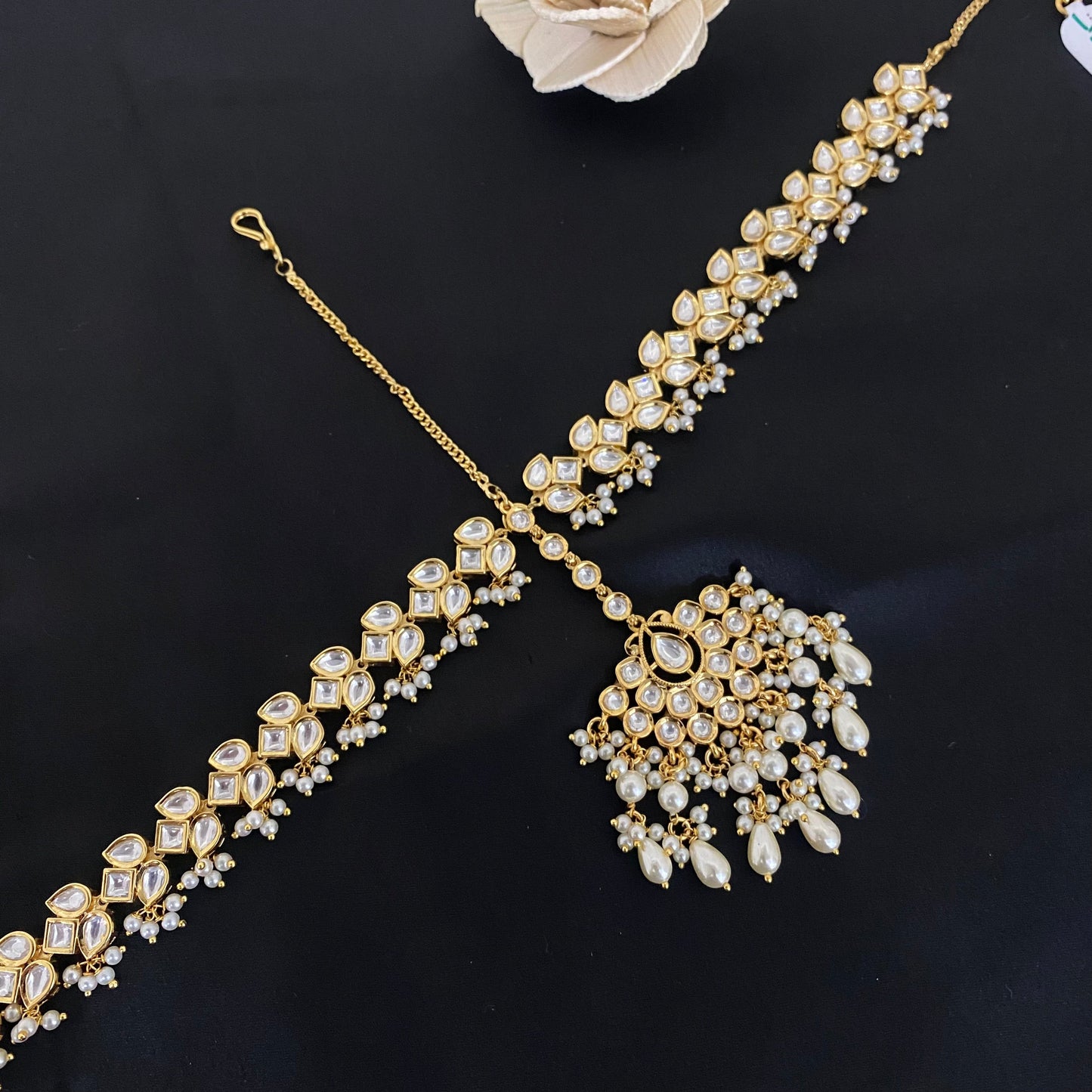 Bridal Dulhan Kundan Mathapatti