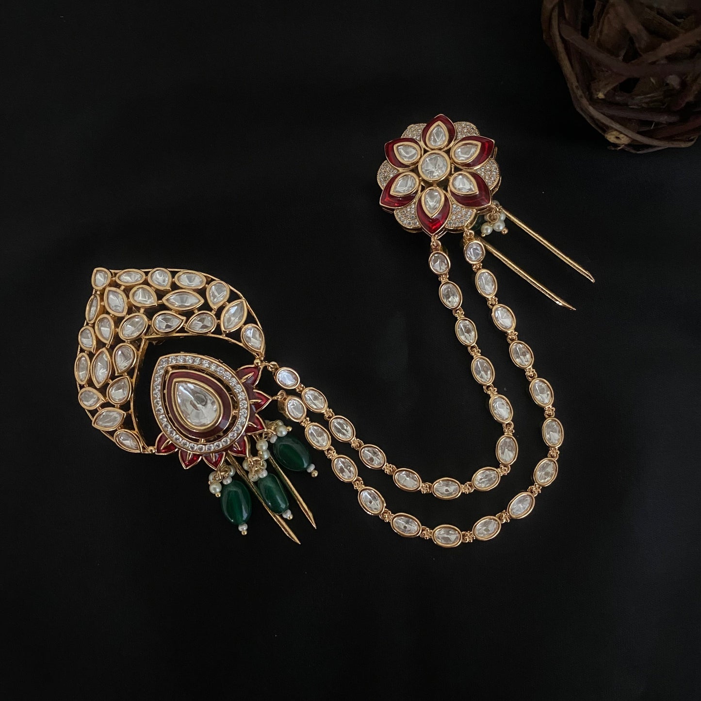 Kundan Maharaja Pagdi Kalangi for Men