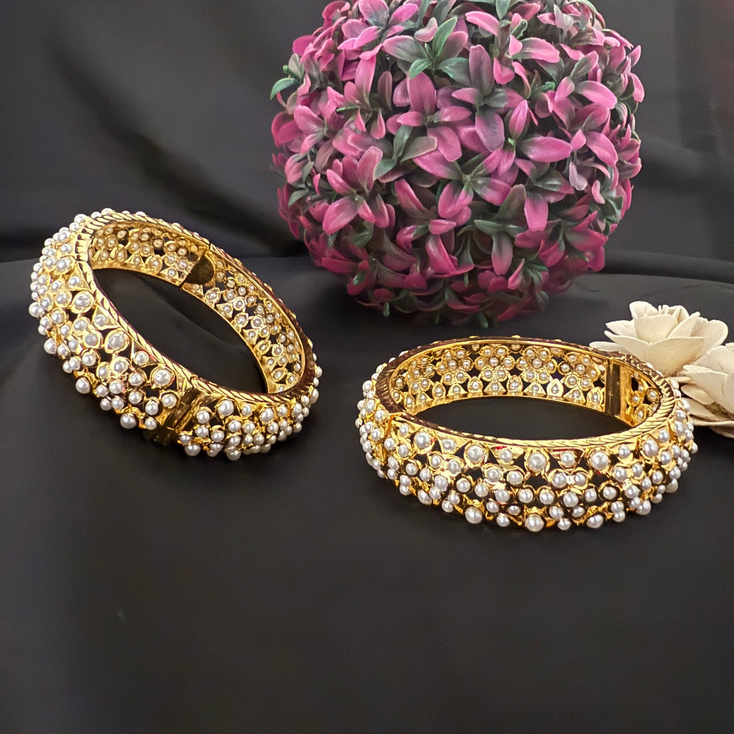 Jadau Designer Openable Bangles