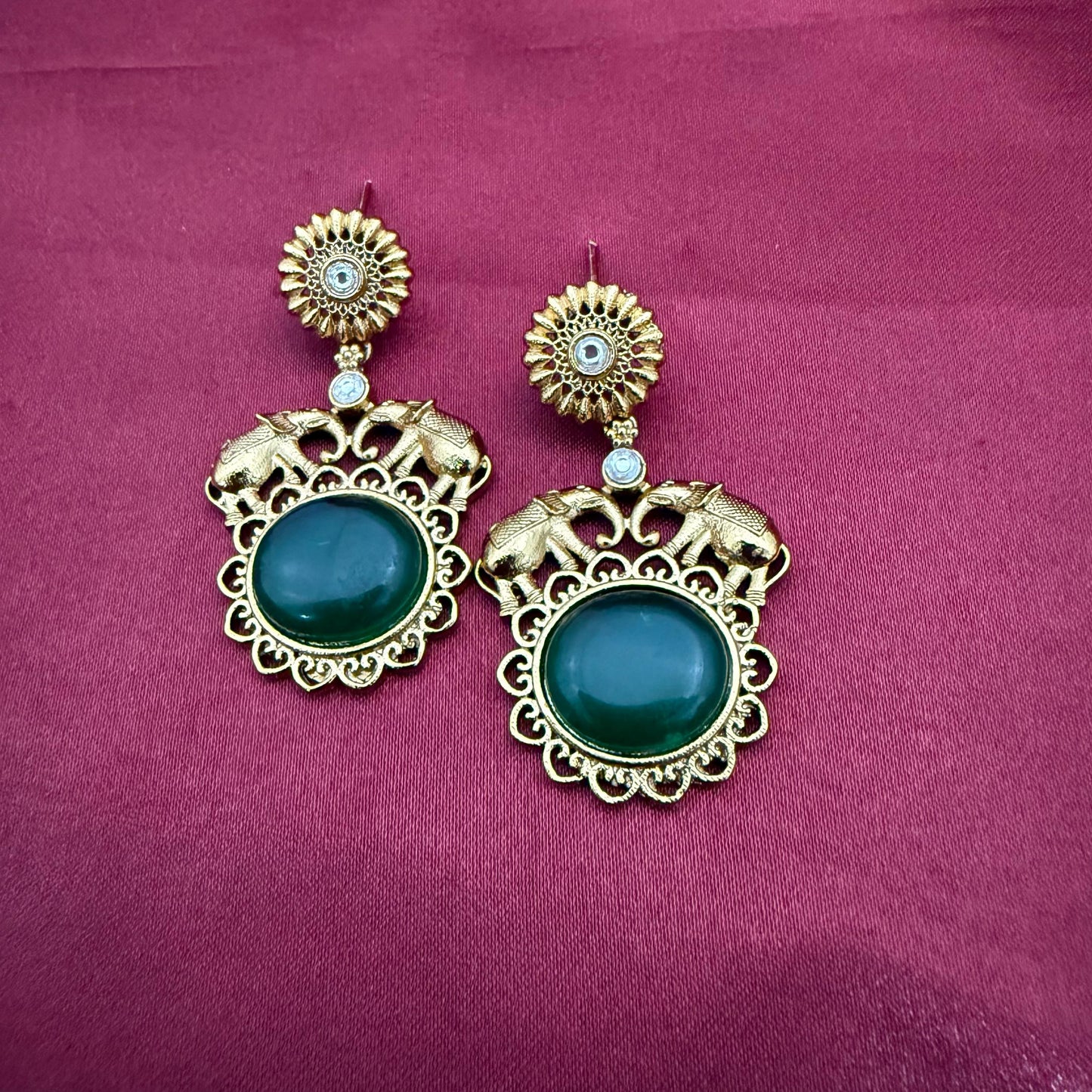 Elephant Design Earrings