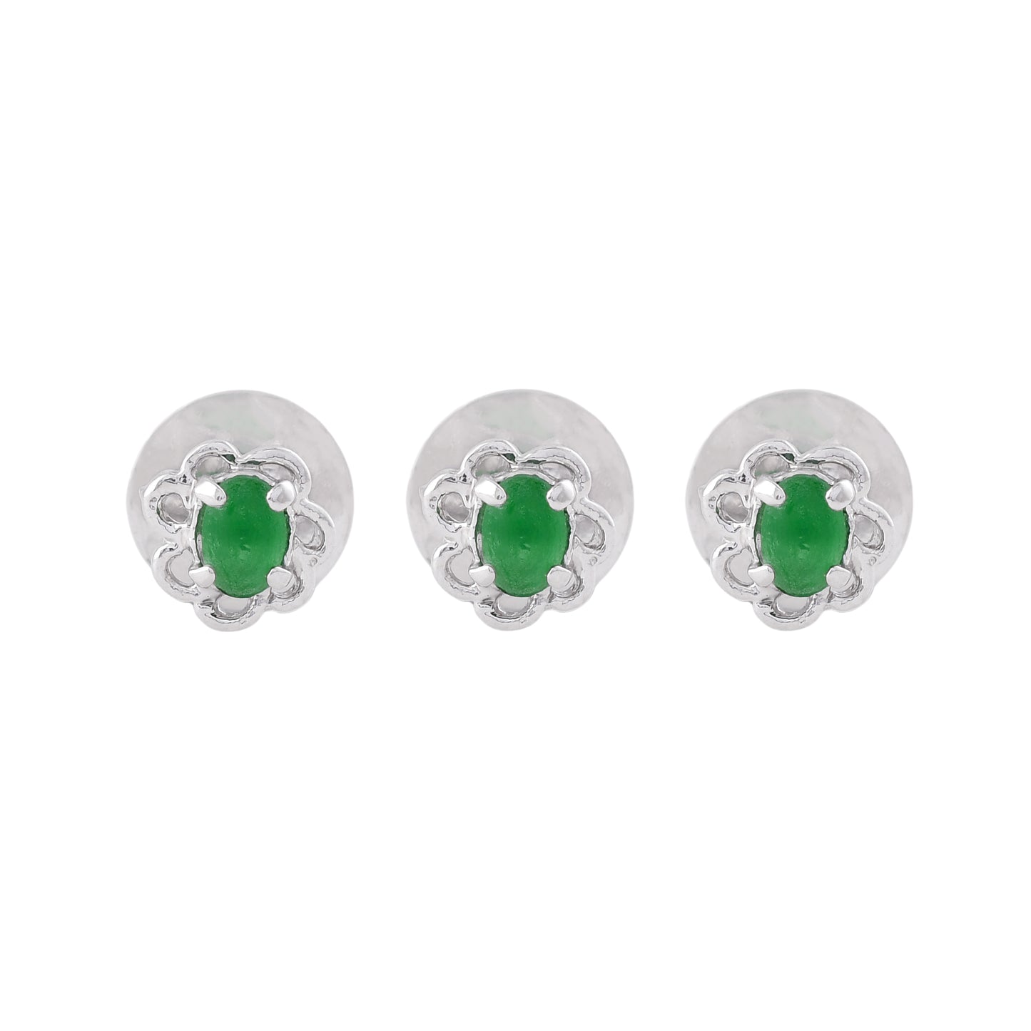 Silver Plated Coat Button