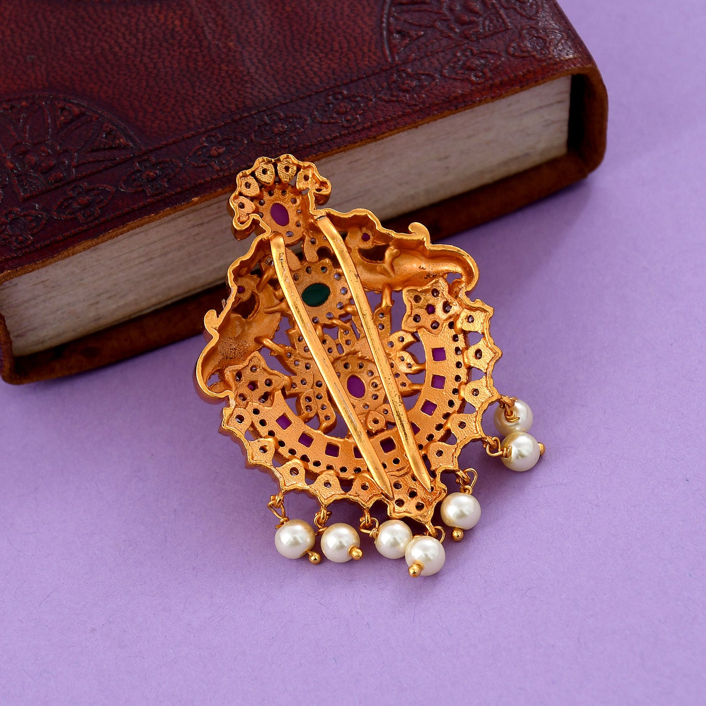 Peacock Design Hair Bun Pin