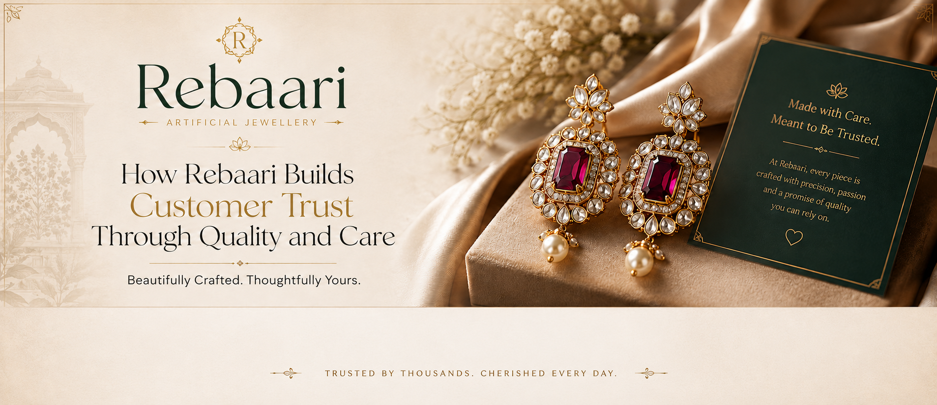 How Rebaari Builds Customer Trust Through Quality and Care