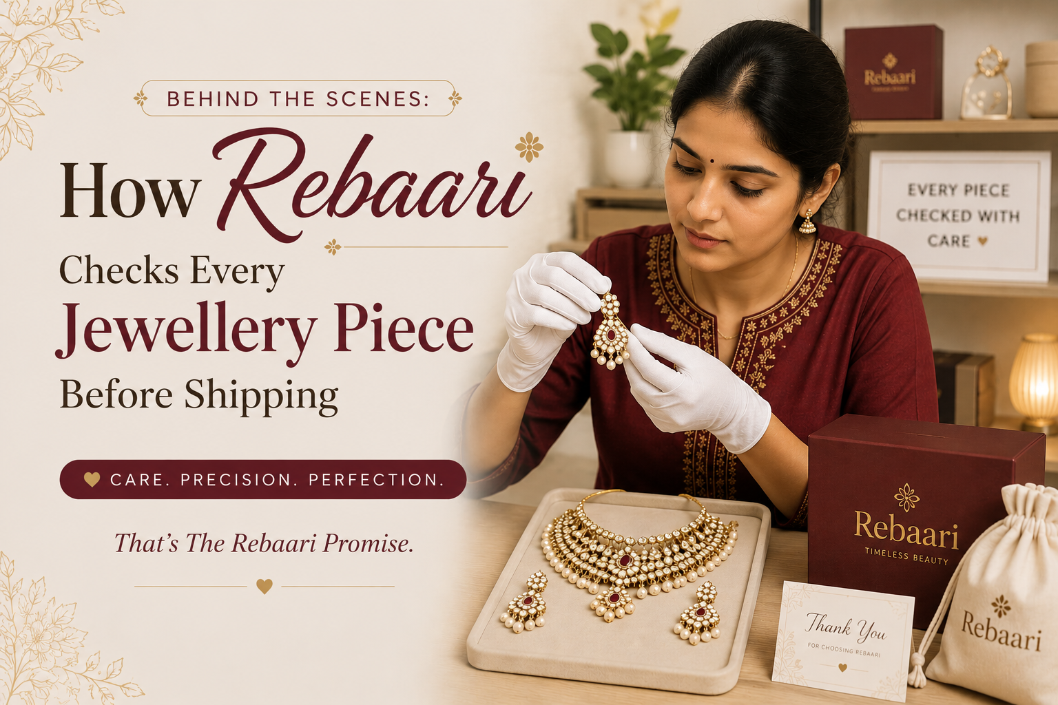 Behind The Scenes: How Rebaari Checks Every Jewellery Piece Before Shipping