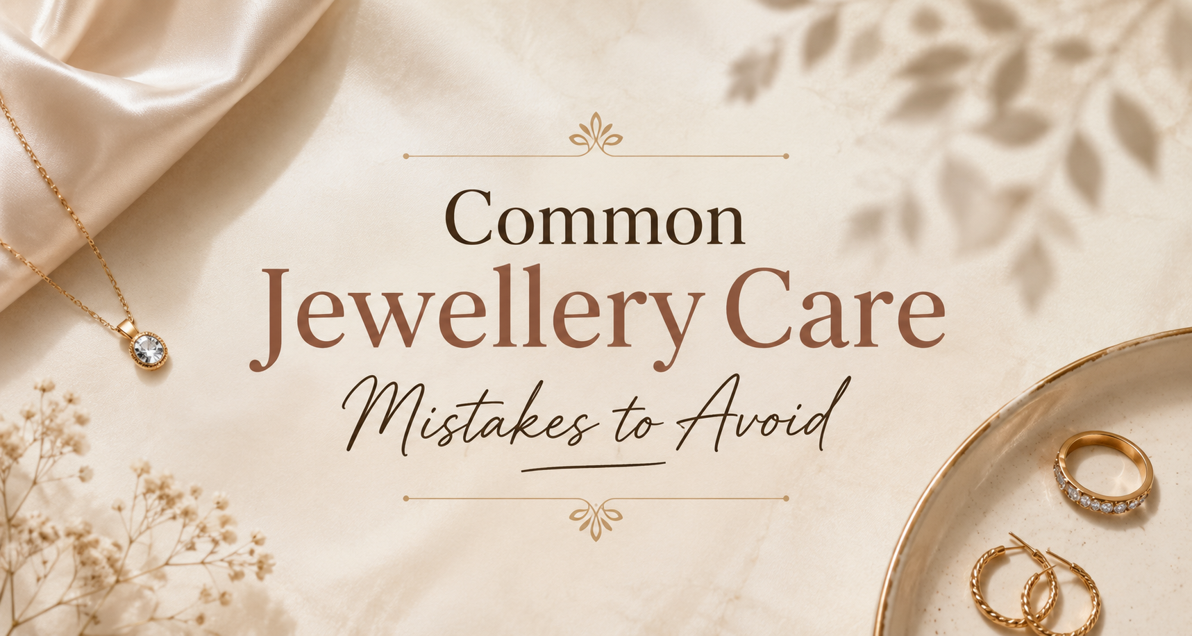 Common Jewellery Care Mistakes to Avoid