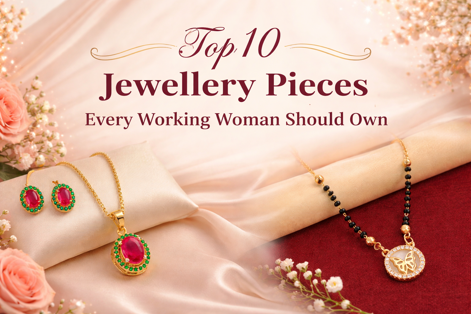 Top 10 Jewellery Pieces Every Working Woman Should Own- Rebaari Jewels