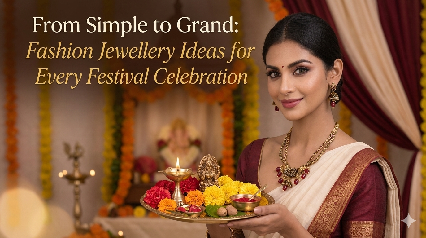 From Simple to Grand: Fashion Jewellery Ideas for Every Festival Celebration