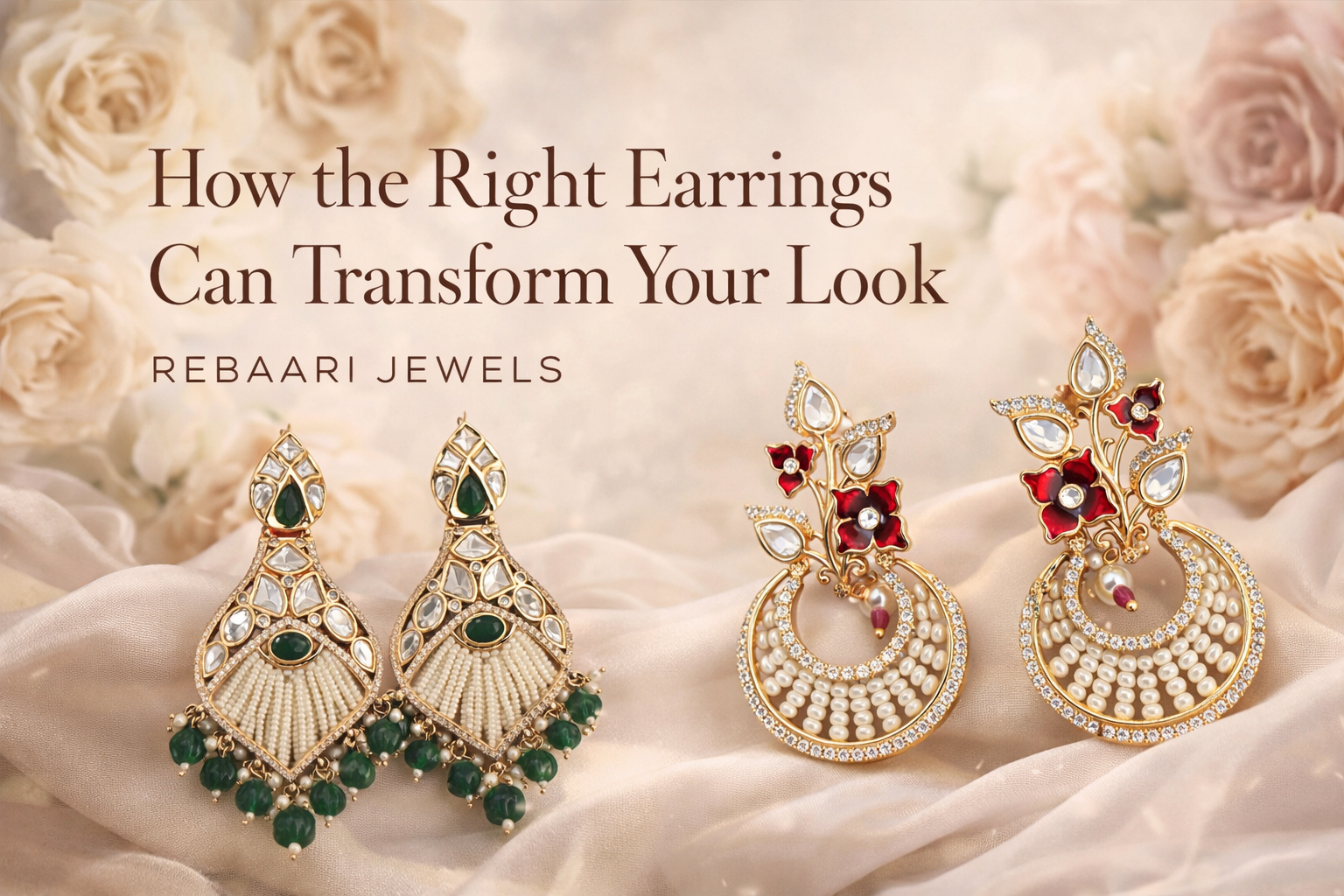 How the Right Earrings Can Transform Your Look- Rebaari Jewels