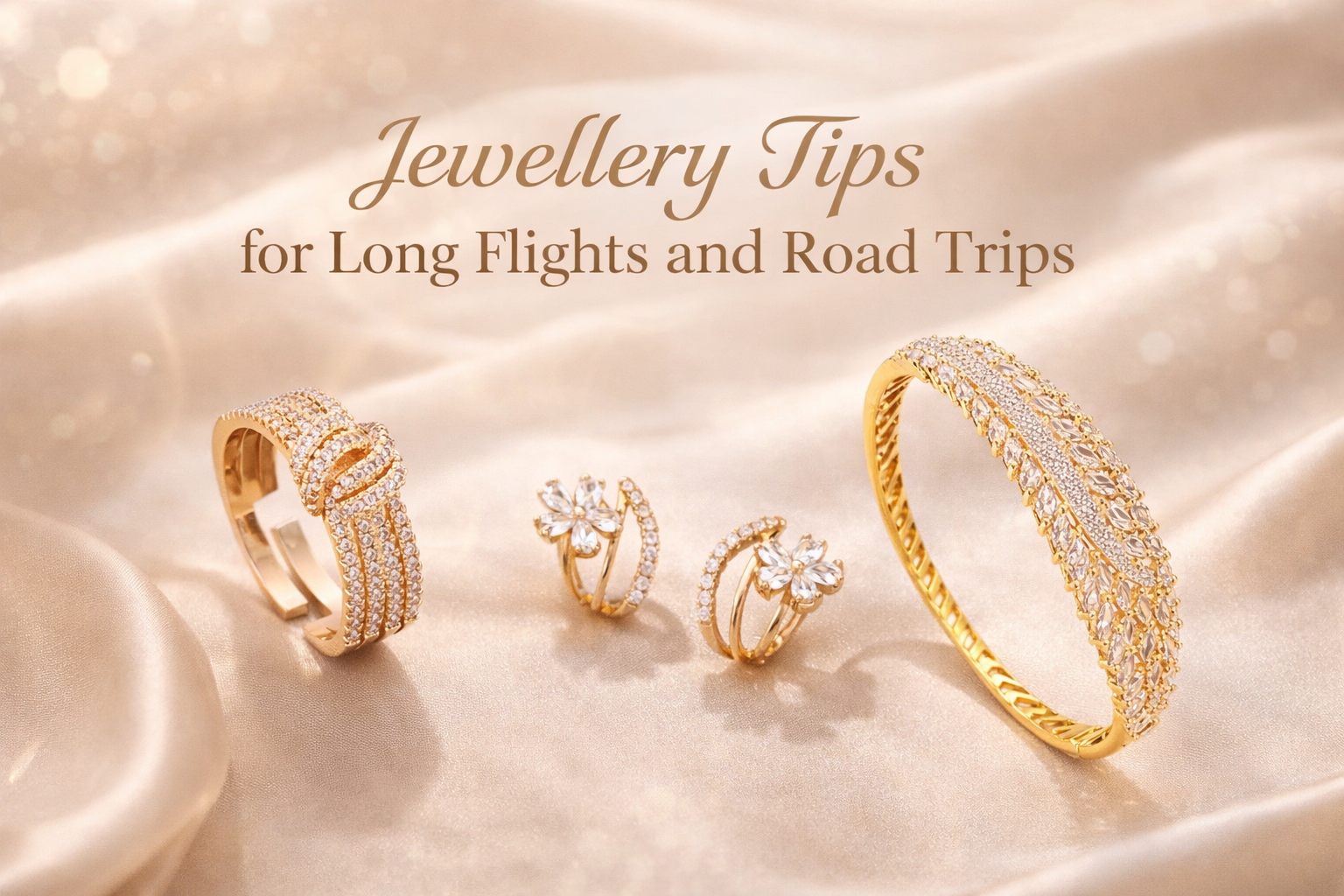 Jewellery Tips for Long Flights and Road Trips- Rebaari Jewels