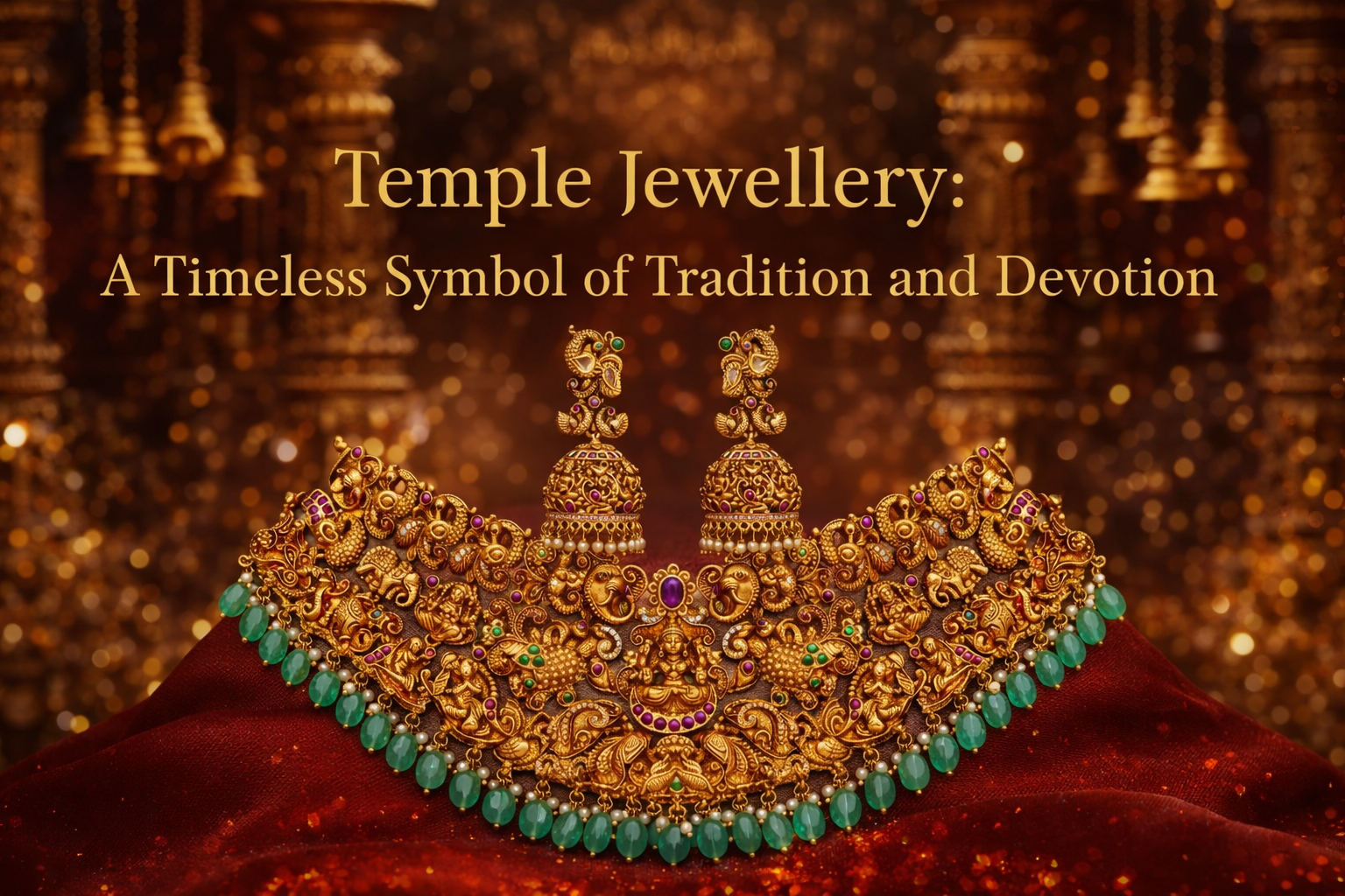 Temple Jewellery: A Timeless Symbol of Tradition and Devotion- Rebaari Jewels