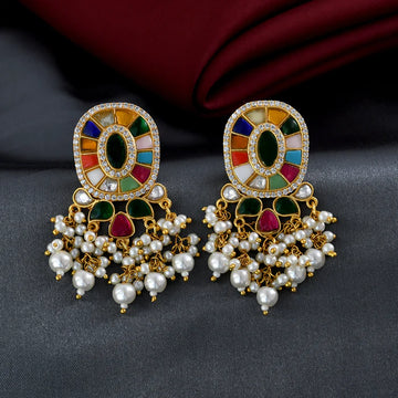 Kundan stud clearance earrings online