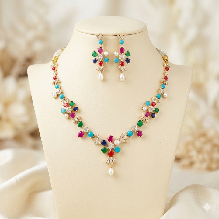 NAVRATAN NECKLACE SET