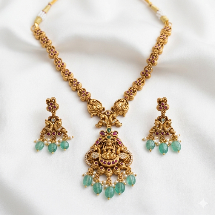 Mayura Layered Antique Necklace Set