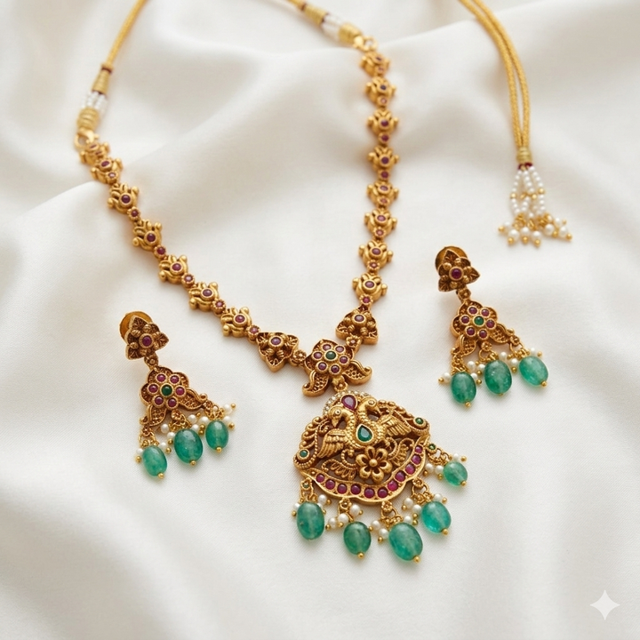 Antique Necklace Mayura Design Set