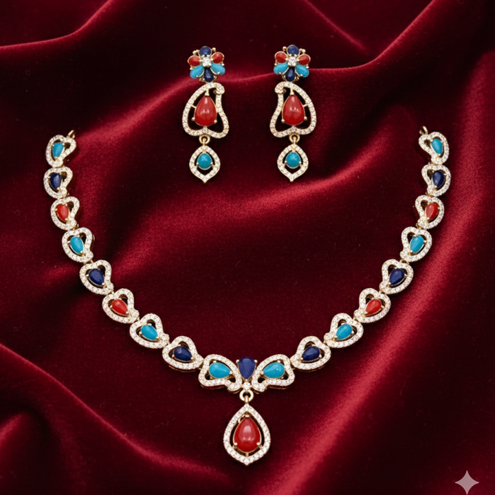NAVRATAN NECKLACE SET