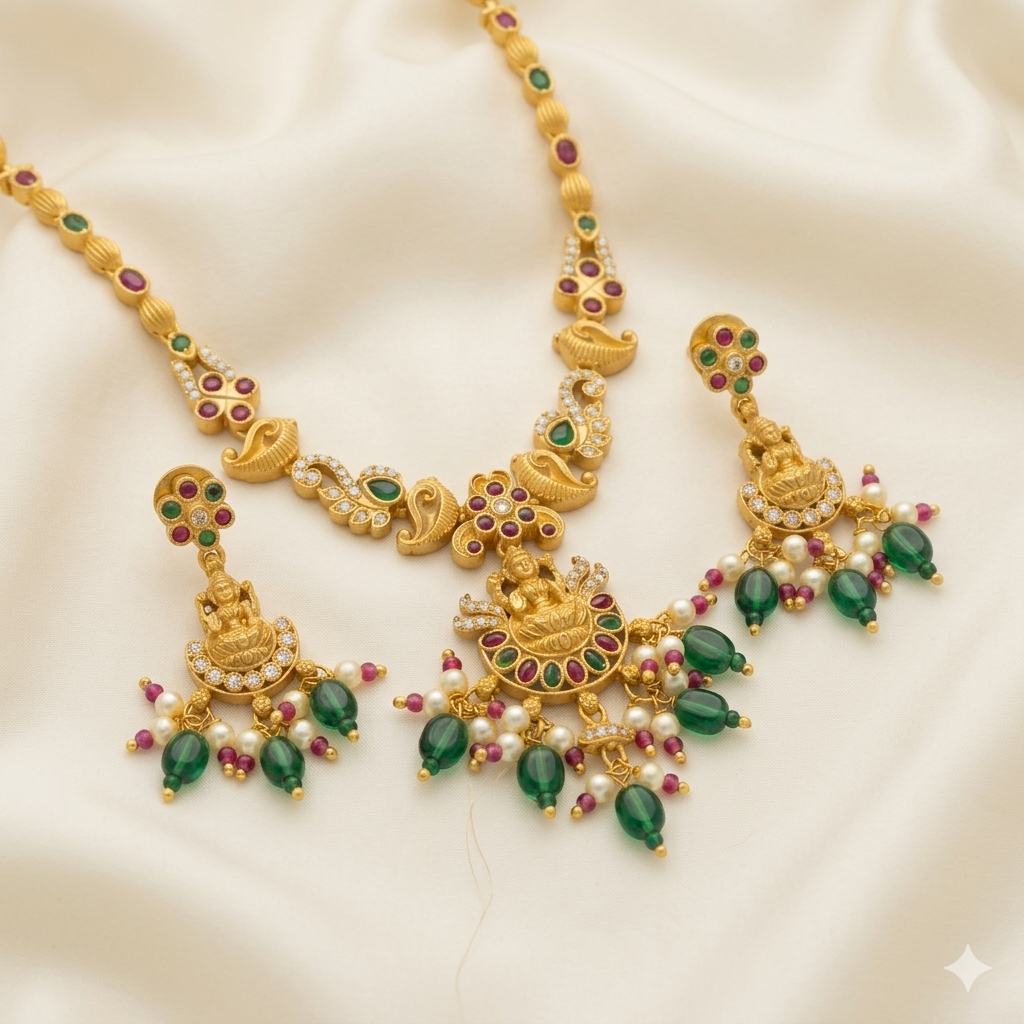 Temple Antique Necklace Set