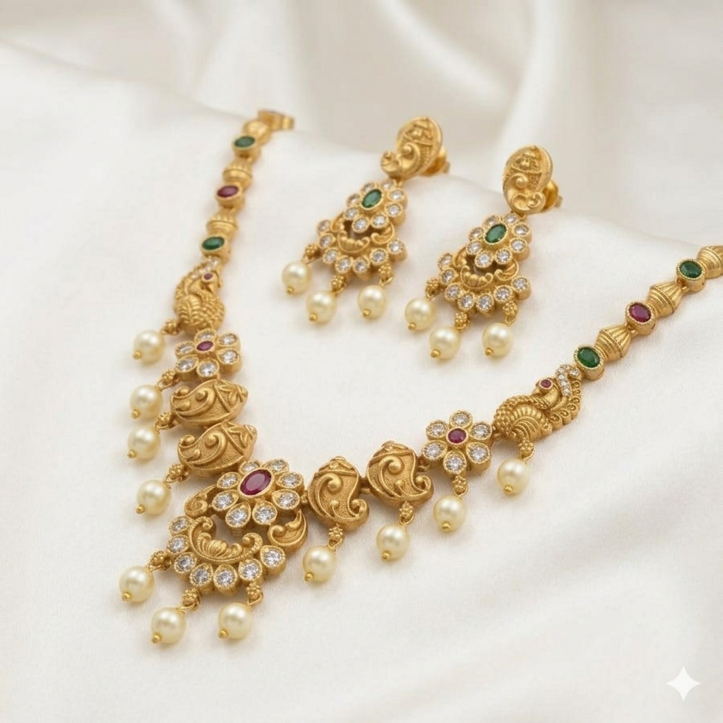 Temple Antique Necklace Set
