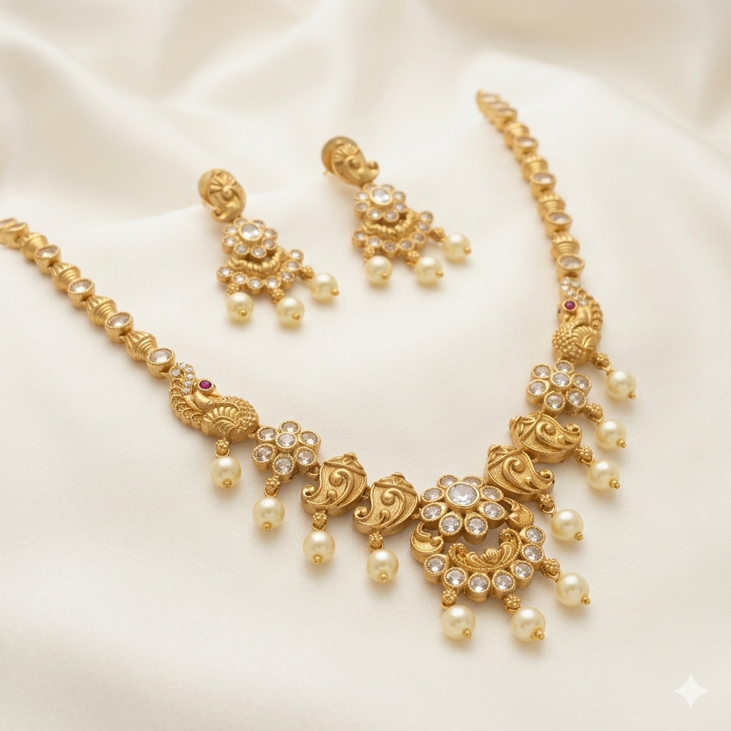 Temple Antique Necklace Set