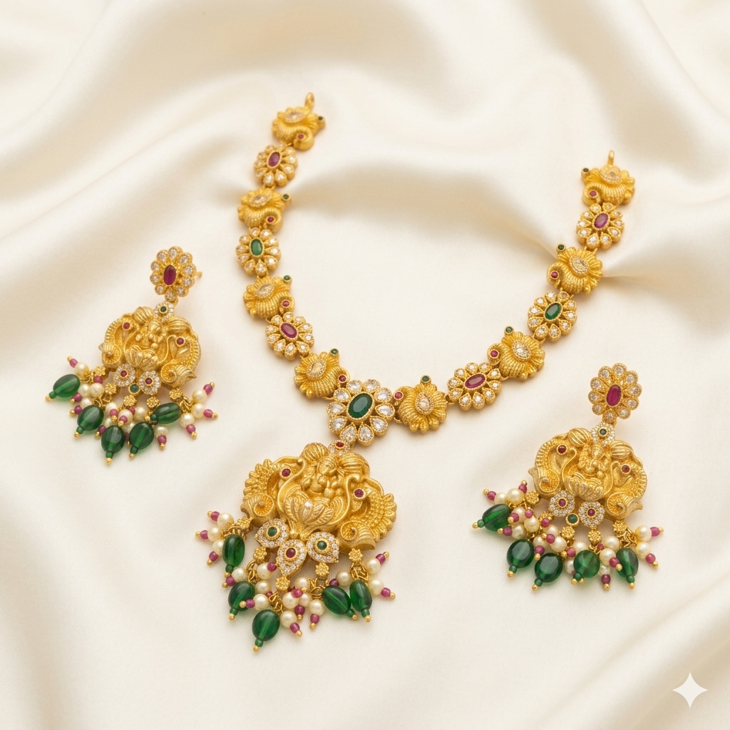 Temple Antique Necklace Set