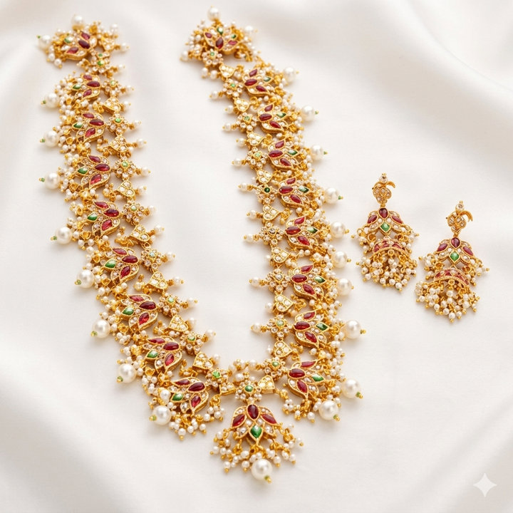 Long Antique Necklace Set