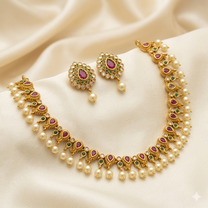 Antique Gold Necklace Set