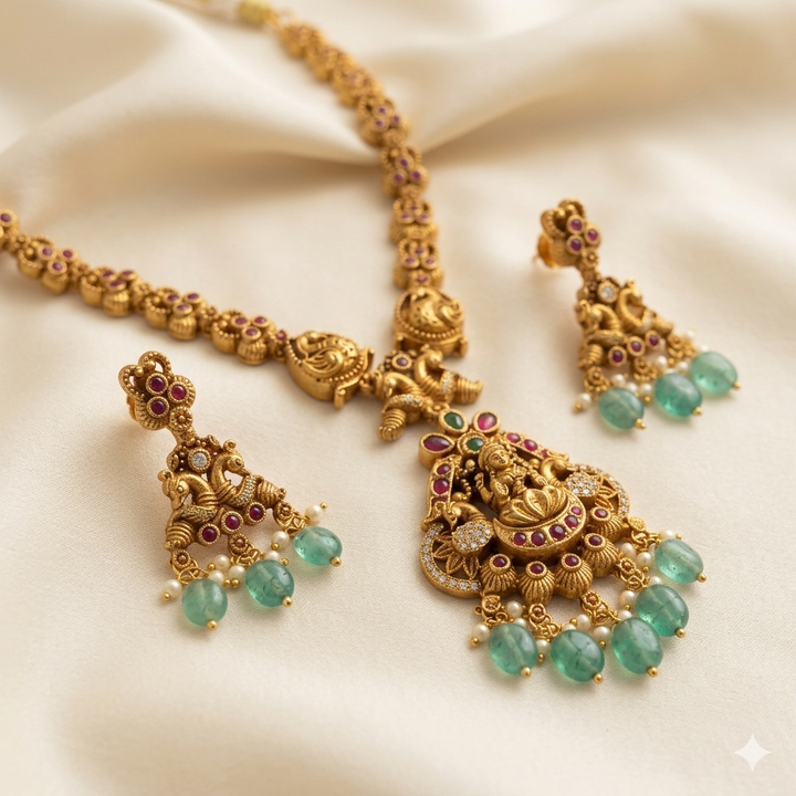 Mayura Layered Antique Necklace Set