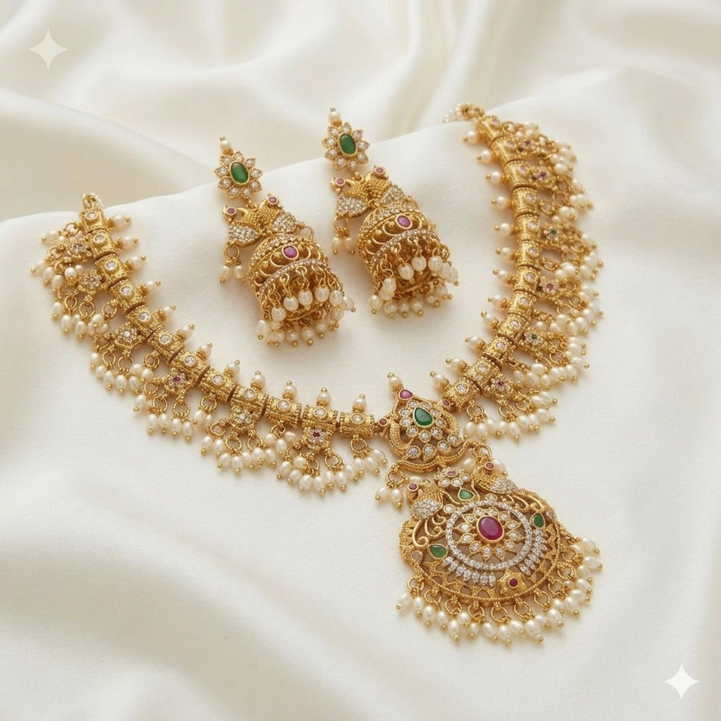 Short Antique Necklace Set
