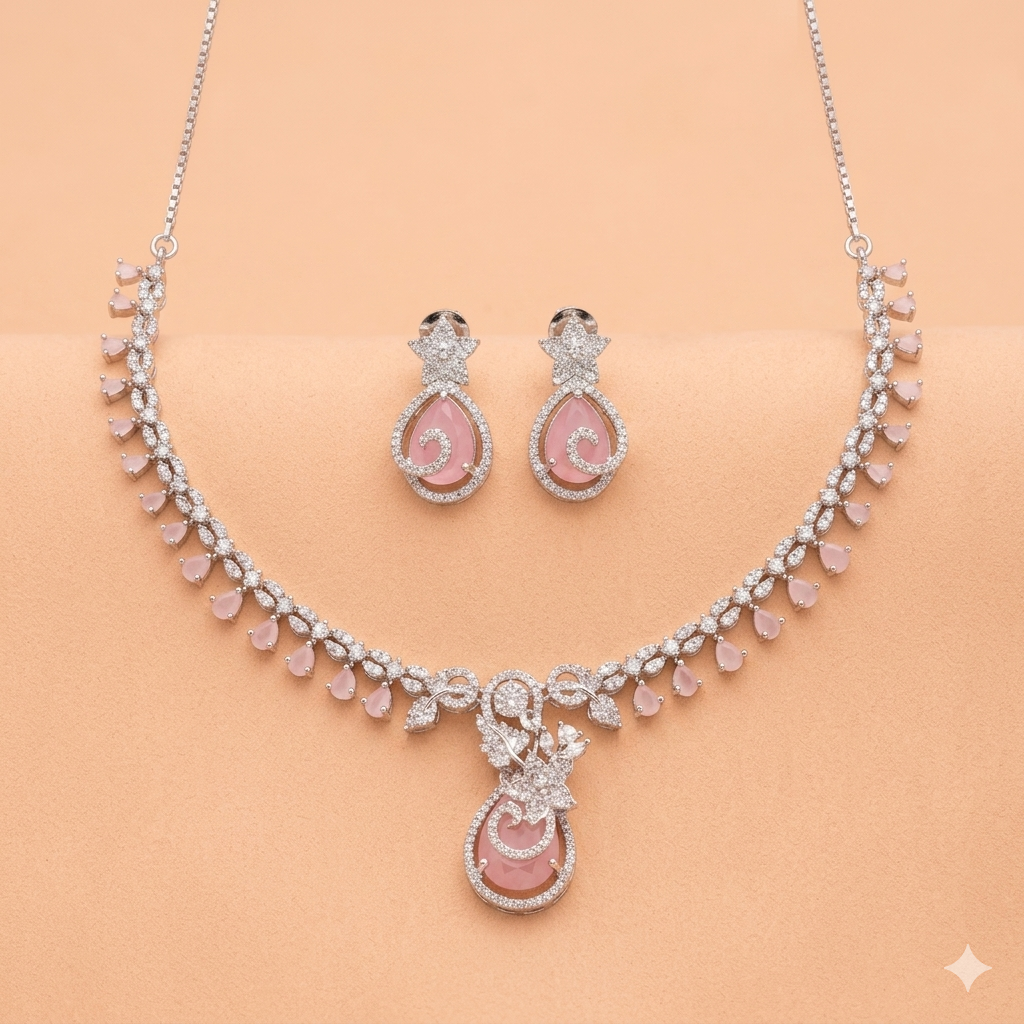 Exclusive Zircon Necklace Set