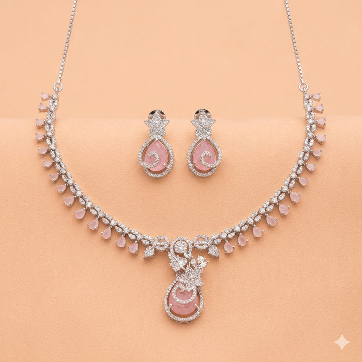 Exclusive Zircon Necklace Set