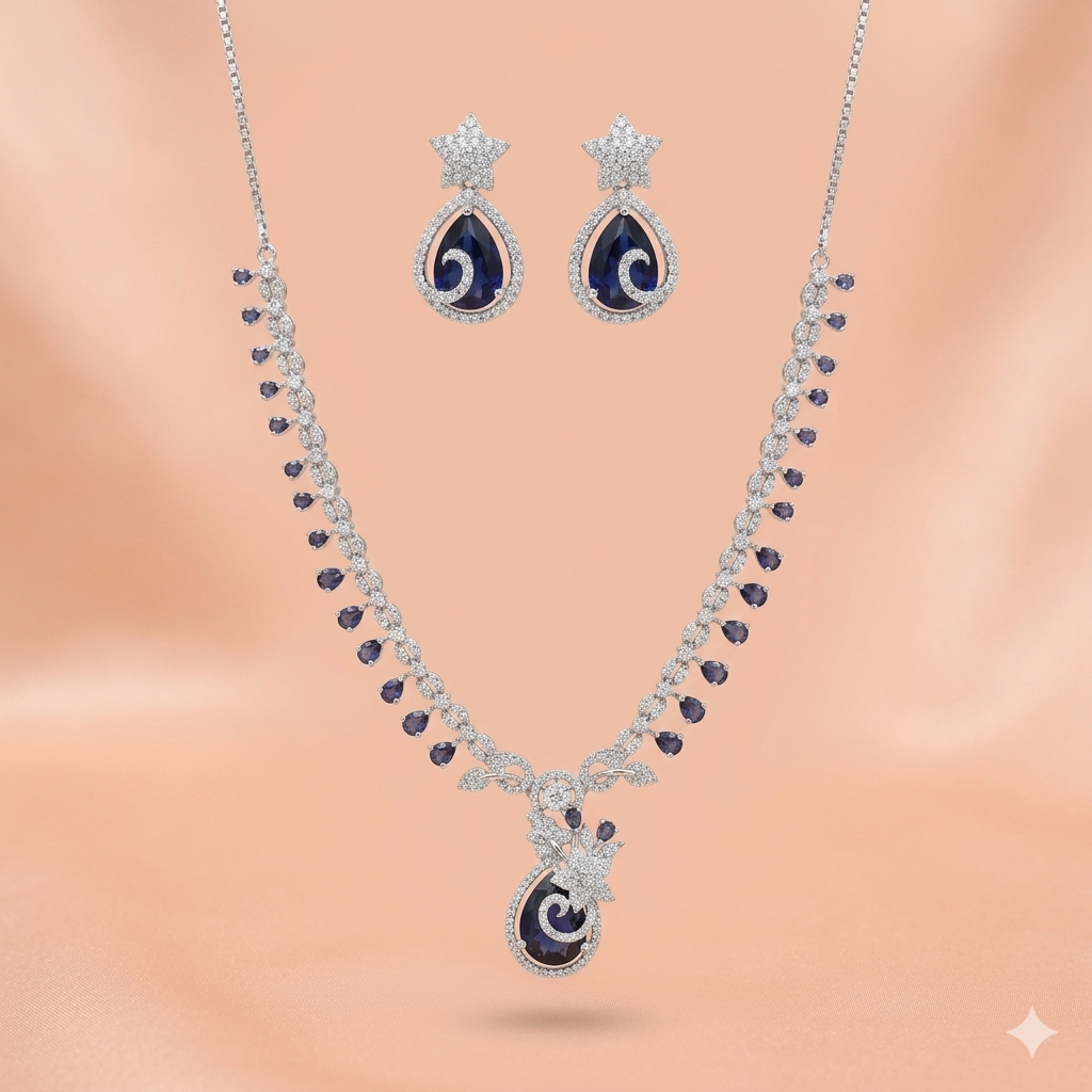 Exclusive Zircon Necklace Set