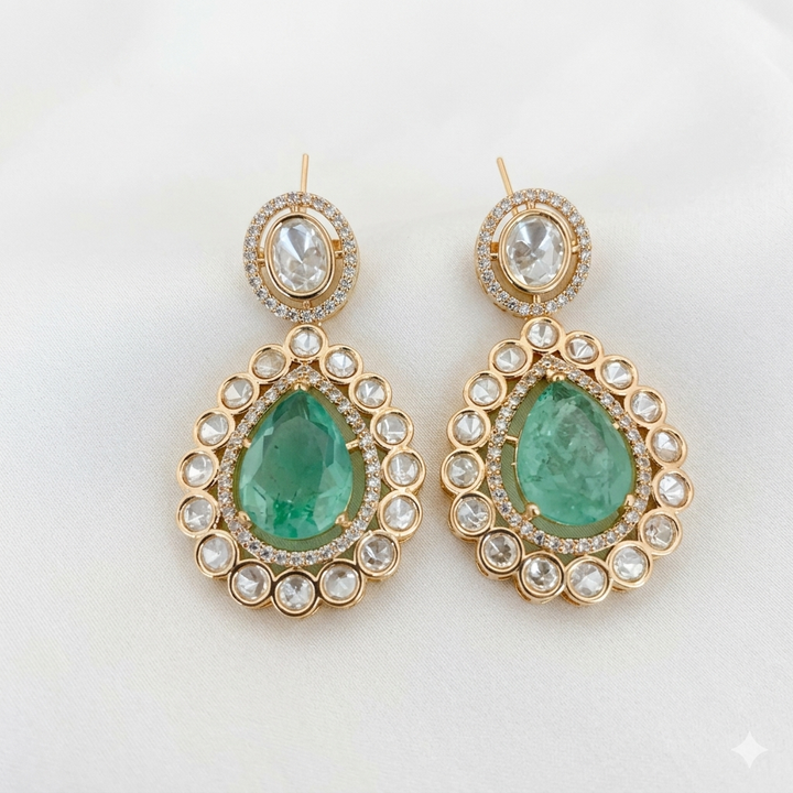 Kundan Polki Earrings