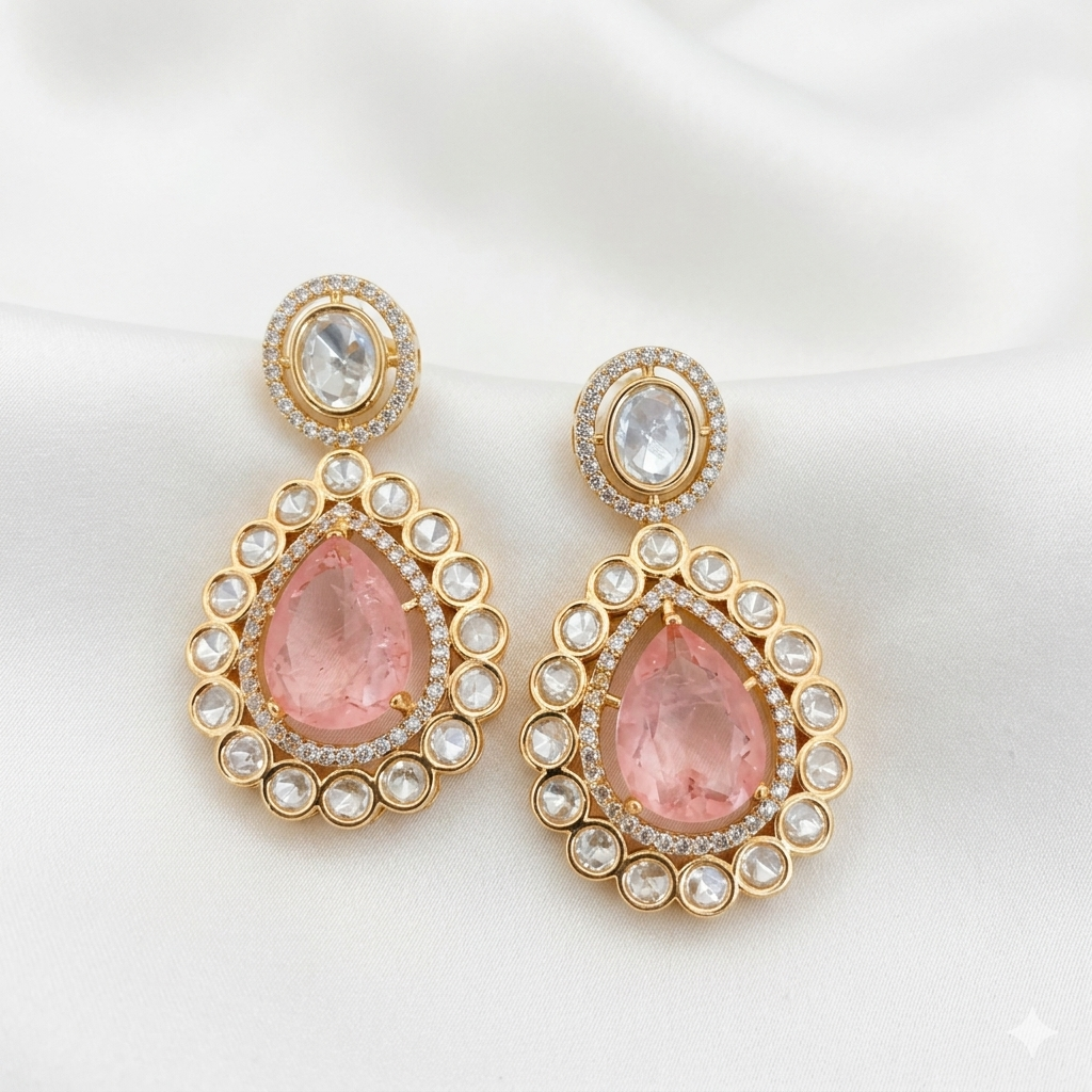 Kundan Polki Earrings
