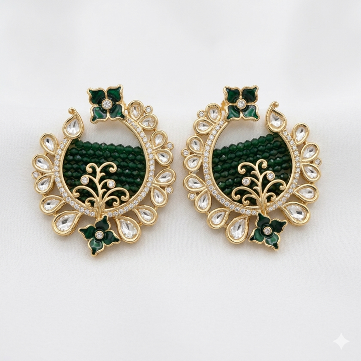 Exclusive Kundan Polki Earrings