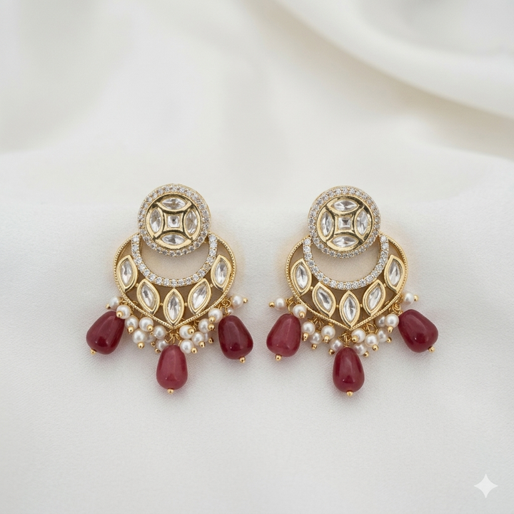 Kundan Polki Earrings