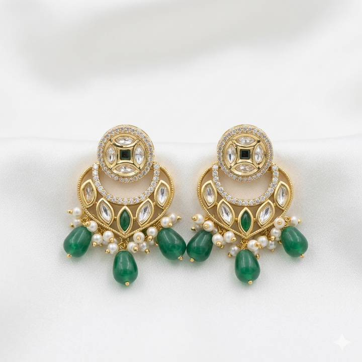 Kundan Polki Earrings