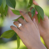 Flower Diamond 925 Sterling Silver Ring