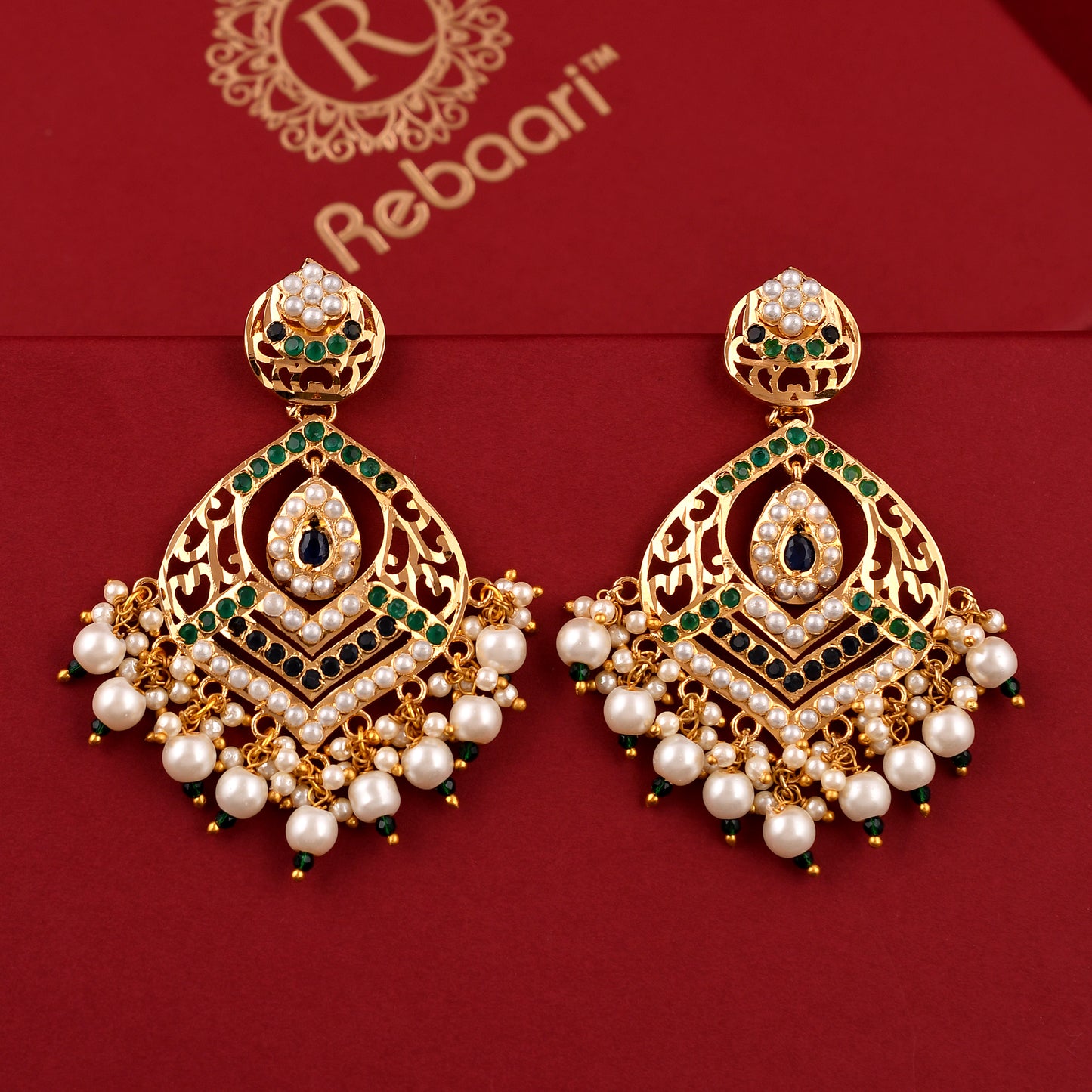 Jadaau Pearl Necklace Set