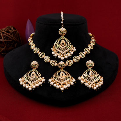 Jadaau Pearl Necklace Set