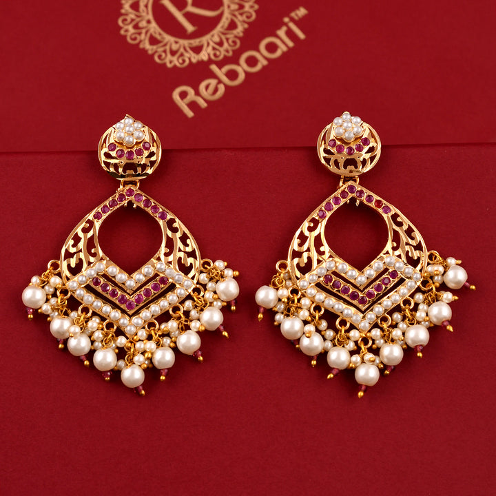 Jadaau Pearl Necklace Set