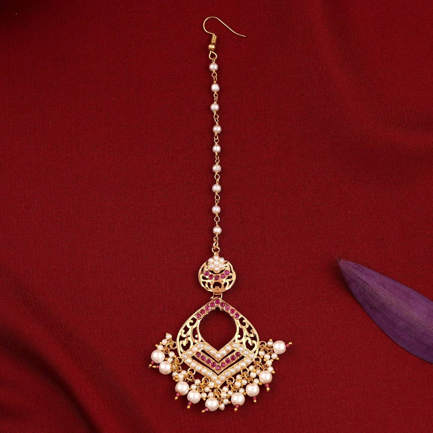 Jadaau Pearl Necklace Set