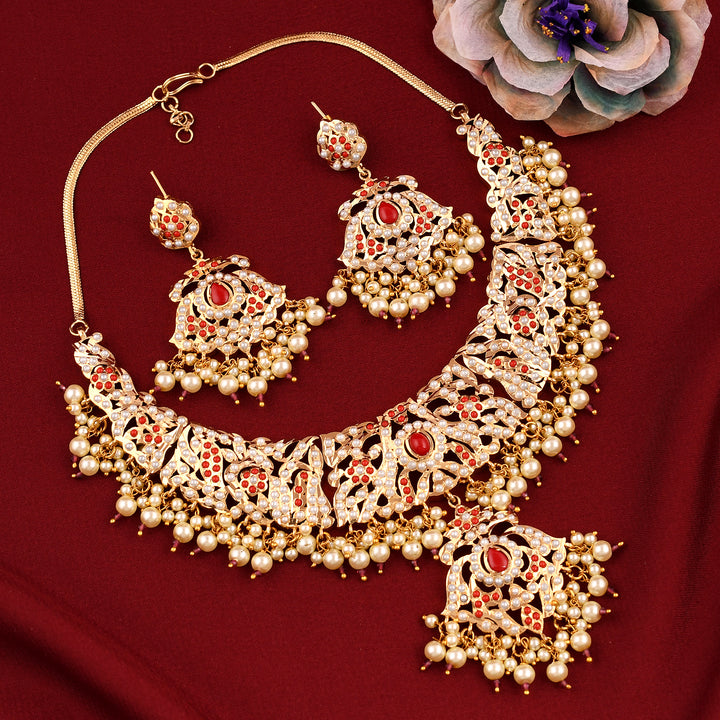 Designer Jadaau Necklace Set