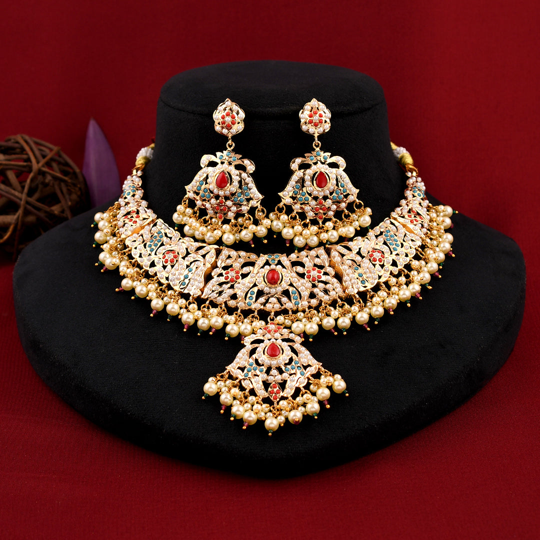 Designer Jadaau Necklace Set